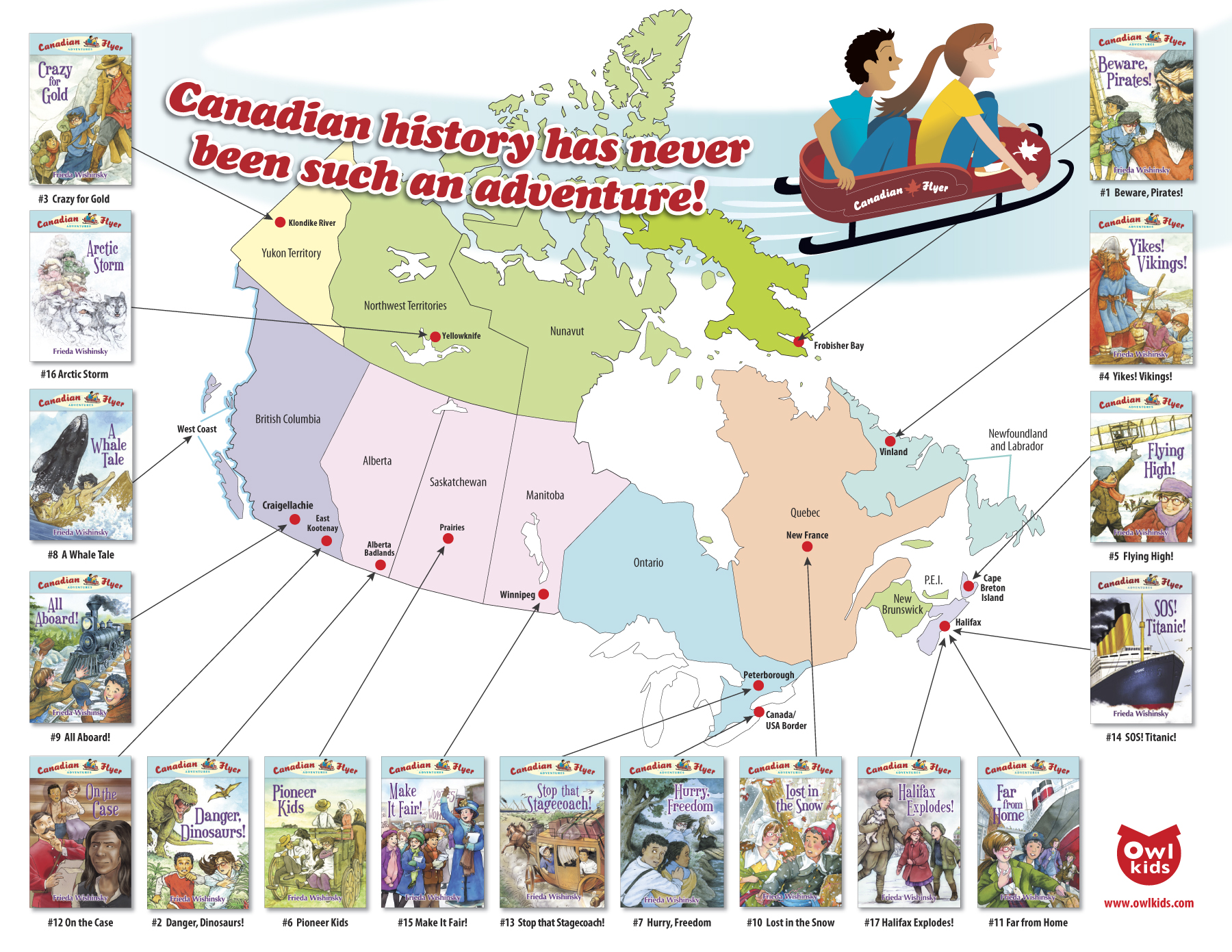 Canadian Flyer Map