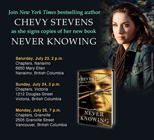 Chevy Stevens Canadian Events